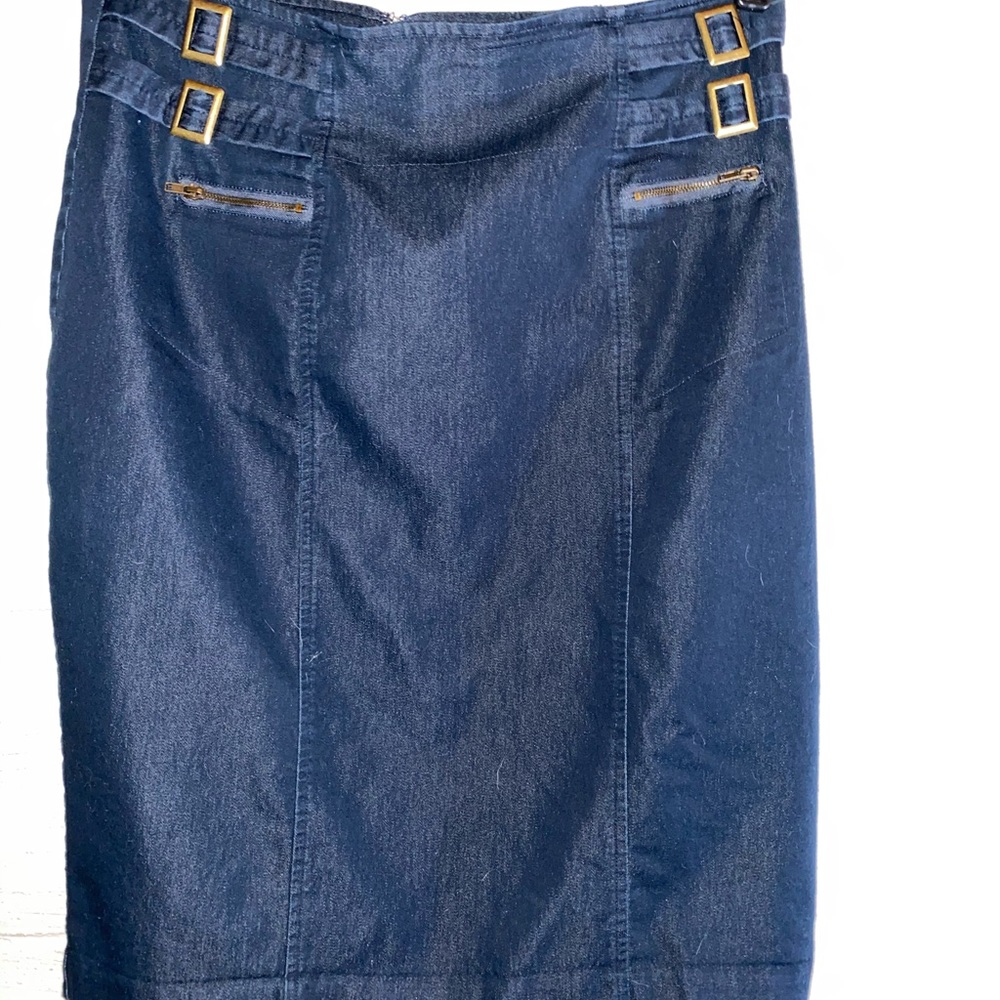 Great Denim-Colored Pencil Skirt!